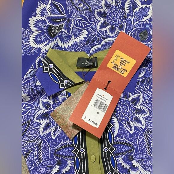 Etro Silk Bandana Blouse size 40/us size 4 - Picture 13 of 13